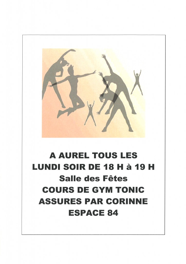 COURS DE GYM AUREL