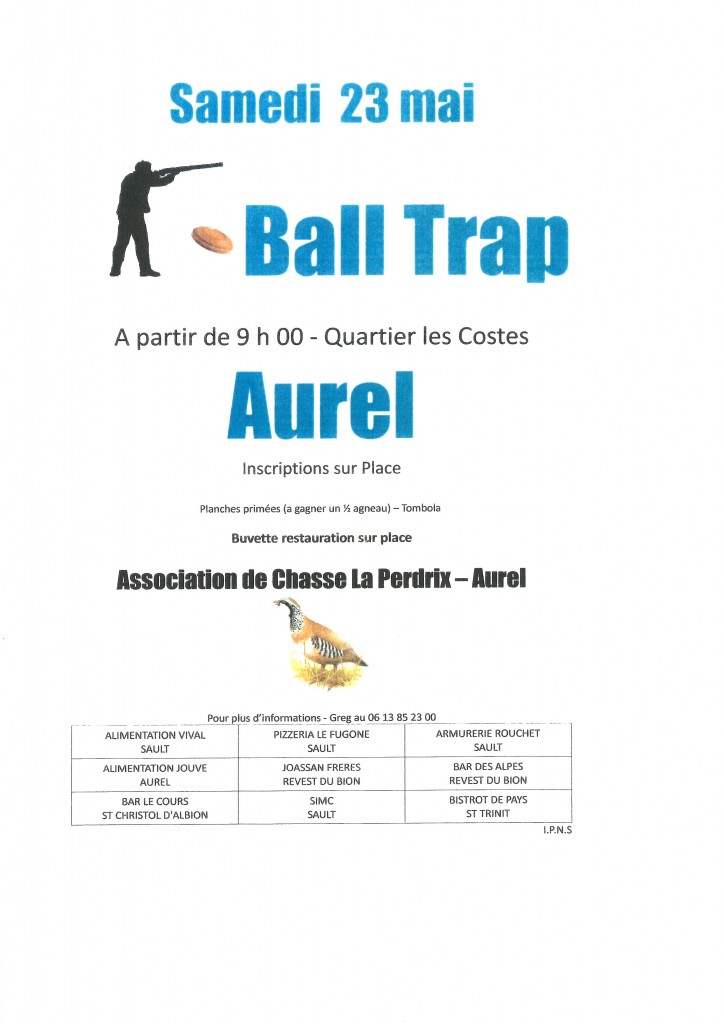 BALL TRAP AUREL