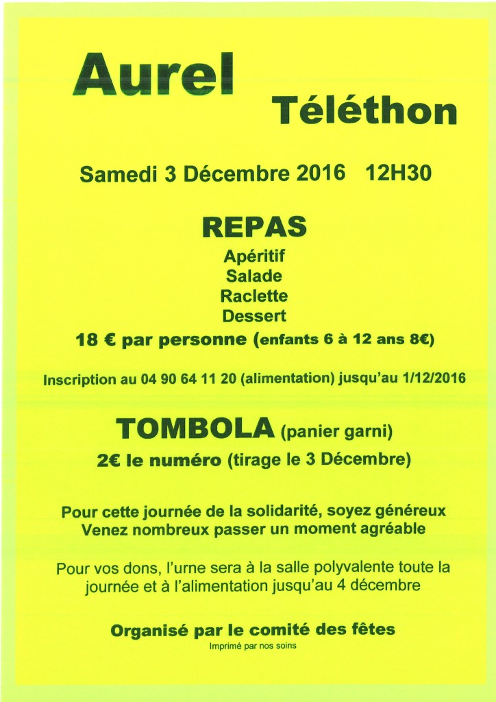 TELETHON AUREL