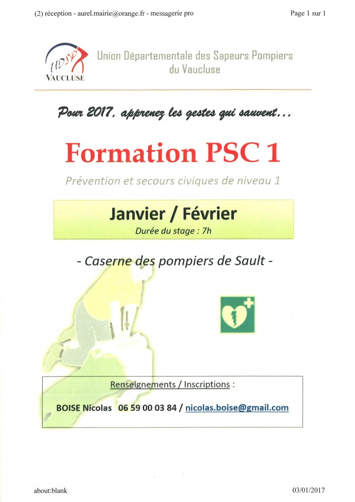 FORMATION PSC1