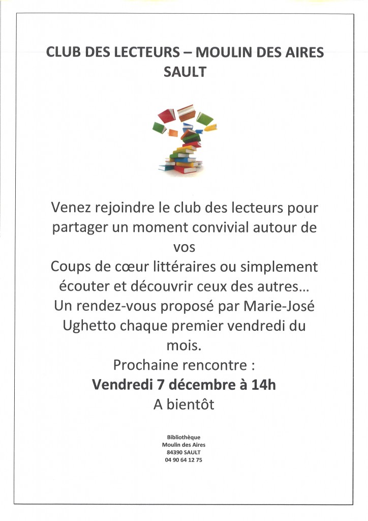 CLUB DES LECTEURS