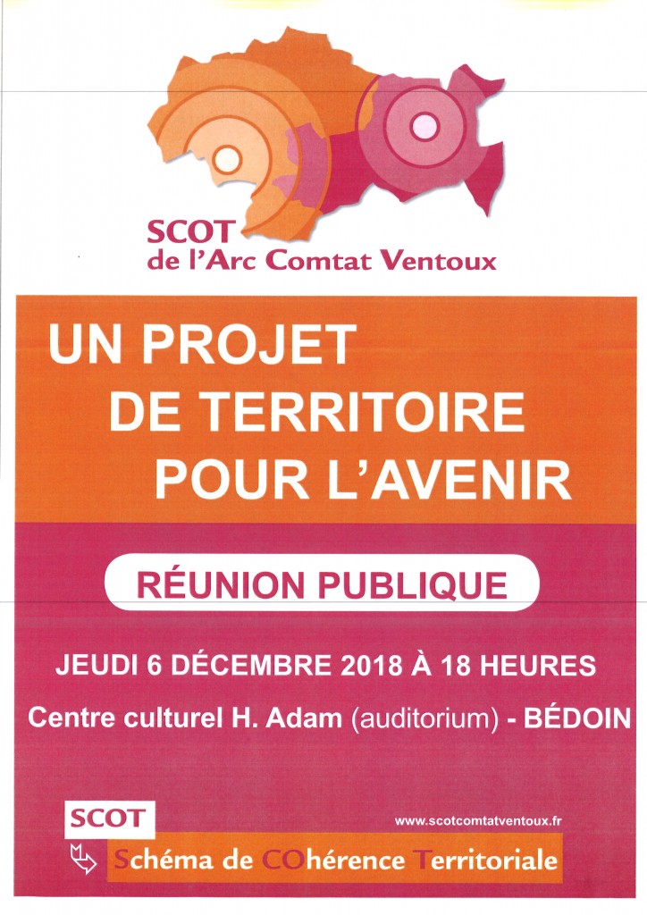 REUNION PUBLIQUE SCOT BEDOIN