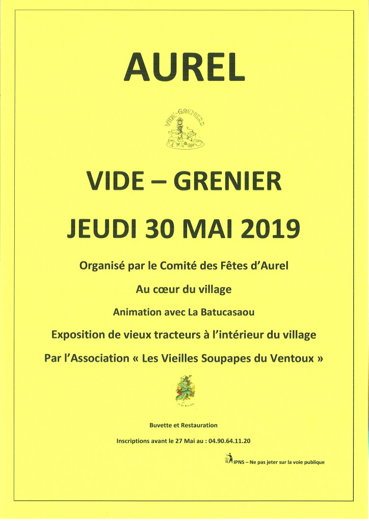 AUREL VIDE GRENIER