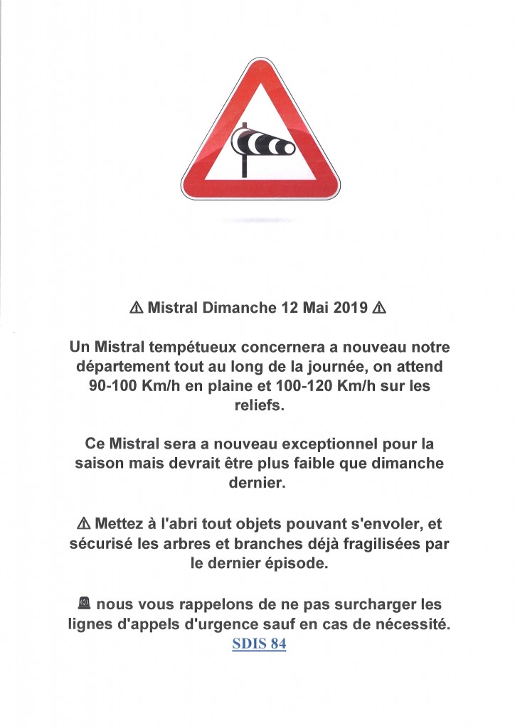 INFORMATION MISTRAL