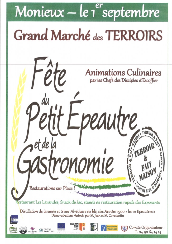 FETE DU PETIT EPEAUTRE ET DE LA GASTRONOMIE MONIEUX