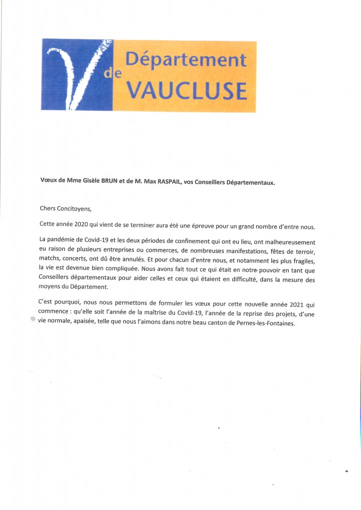 VOEUX 2021