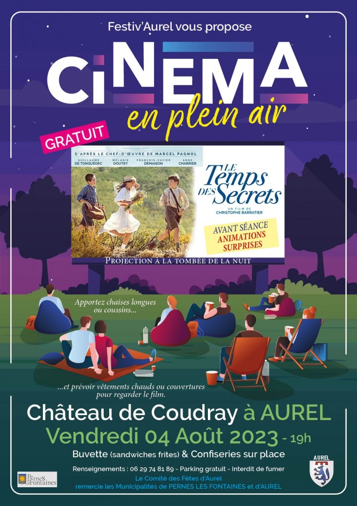 AFFICHE CINE PLEIN AIR